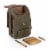 2 Bottle Insulated Wine & Cheese Cooler with Cheese Board, Knife & Corkscrew, Khaki Green Perspective: top