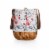 Coronado Canvas and Willow Basket Tote, Floral Pattern Perspective: top