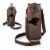 Carolina Panthers - Waxed Canvas Wine Tote Perspective: top
