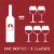 Menage a Trois Sultry California Red Wine 750 ml Perspective: top