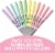BIC Brite Liner Grip Pastel Highlighter Set Perspective: top