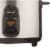 Brentwood TS-15 8 Cup Stainless Steel Rice Cooker with Measuring Cup and Spatula Perspective: top
