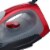 Brentwood 1000 Watt Non-Stick Steam Iron - Red Perspective: top