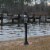 Polaris Bollard Solar Light - Black Perspective: top