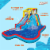 Banzai Slide N Soak Splash Park Inflatable Outdoor Kids Water Park Play Center Perspective: top