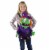 Northlight 23  Purple and Green Witch Unisex Child Trick or Treat Halloween Bag Costume Perspective: top