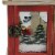 Northlight 32618593 11 in. Snowman & X-Mas Pillar Candle Lantern Perspective: top