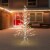 Northlight 6' White Lighted Christmas Cascade Twig Tree Outdoor Decoration - Clear Lights Perspective: top