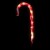 Northlight Lighted Candy Cane Outdoor Christmas Pathway Markers - 13.5' White Wire - Set of Perspective: top