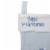 Northlight 19 Blue and White Baby's 1st Christmas Embroidered Teddy Bear Christmas Stocking Perspective: top