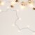 Northlight 100-Count Clear Mini Christmas Light Set, 20.25ft White Wire Perspective: top