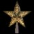 Northlight 8.5 Lighted Gold and White Star Cut-Out Design Christmas Tree Topper - Clear Perspective: top