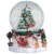 Northlight 6.75 Christmas Tree and Santa Claus Musical Snow Globe Perspective: top