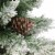 Northlight Medium Flocked Angel Pine Artificial Christmas Tree - 6' - Unlit Perspective: top
