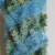 Northlight Club Pack of 12 Glittering Blue Wired Christmas Craft Ribbon Spools - 2.5  x 120 Perspective: top