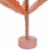 Northlight 2' Medium Pink Pastel Peach Sisal Pine Artificial Easter Tree - Unlit Perspective: top