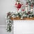 Northlight 6.75' x 12 Flocked Angel Pine and Pine Cones Artificial Christmas Garland - Unlit Perspective: top