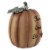Northlight 10 Orange Bless the Harvest Pumpkin Fall Tabletop Decoration Perspective: top