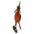 Northlight 28 Happy Jack O' Lantern in Witch Hat Figure Halloween Decoration Perspective: top