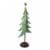 Northlight 31 Rustic Green and Gold Layered Christmas Tree With a Star Tabletop Decor Perspective: top