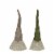 Northlight Christmas Gnome with Pointy Hat Figures - 10.5 - Green and Brown - Set of 2 Perspective: top