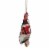 Northlight 4 Plaid Christmas Tree Shaped Plush Ornament Perspective: top