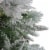 Northlight Real Touch™️ Pre-Lit Flocked Rosemary Emerald Angel Pine Artificial Christmas Tree Perspective: top
