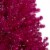 Northlight 7' Metallic Pink Tinsel Artificial Christmas Tree - Unlit Perspective: top