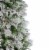 Northlight Real Touch™️ Medium Flocked Rosemary Emerald Angel Pine Artificial Christmas Tree Perspective: top