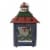 Northlight 33912034 11 in. Snowman Christmas Candle Lantern - Green, Red & Blue Perspective: top