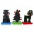 Northlight Set of 3 Reindeer, Tree, and Snowman with Chalkboard Christmas Stocking Holders 7 Perspective: top