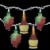 Northlight 10-Count Grape and Wine Bottle Novelty String Christmas Light Set, 7.5ft White Perspective: top