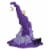 Kurt Adler 10.43 Battery Operated Witches Hat Halloween Table Top Decor Perspective: top