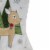 Dyno 20  White Baby's First Christmas Stocking with Baby Deer and Plush White Cuff Perspective: top