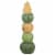 Northlight 42.5 Five Tiered Stacked Pumpkins Thanksgiving Decor Perspective: top