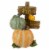 Northlight 12.5 Orange and Green Pumpkin Happy Thanksgiving Table Top Sign Perspective: top