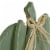 Northlight 14.75 Sage Green Fall Harvest Wooden Pumpkin with Bow Table Top Decoration Perspective: top