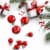 Northlight 16-Piece Set of Assorted Red Glass Christmas Ball Ornaments with Tree Topper Perspective: top
