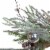 Northlight 28 Artificial Pine Frosted Christmas Wreath with Silver Berries-Unlit Perspective: top