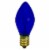 Northlight Set of 4 Blue C7 Transparent Christmas Replacement Bulbs - 2 Perspective: top