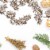Northlight 6' Rose Gold Artificial Christmas Garland Perspective: top
