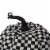 Northlight 6.5  White and Black Plaid Fall Harvest Tabletop Pumpkin Perspective: top