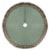 Northlight 48  Green Burlap Christmas Tree Skirt with Faux Fur Trim Perspective: top