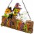 Northlight 13.5 Trick or Treat Halloween Pumpkin, Ghost, and Witch Wall Decoration Perspective: top