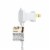 Northlight 25 Count Multi-Color LED C9 Christmas Lights, 16 ft White Wire Perspective: top