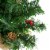Northlight 16  Potted Red Berries and Pine Cones Medium Artificial Christmas Tree – Unlit Perspective: top