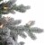 Northlight 6.5' Pre-Lit Flocked Saratoga Spruce Artificial Christmas Tree - Clear Lights Perspective: top