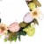 Northlight Pastel Easter Egg Mini Spring Easter Wreath, Pink and Yellow 8-Inch Perspective: top