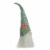 Northlight 20 Green and White Plaid Spring and Easter Gnome Head Table Top Decor Perspective: top