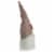 Northlight 20 Pink and White Plaid Spring Gnome Head Table Top Decor Perspective: top
